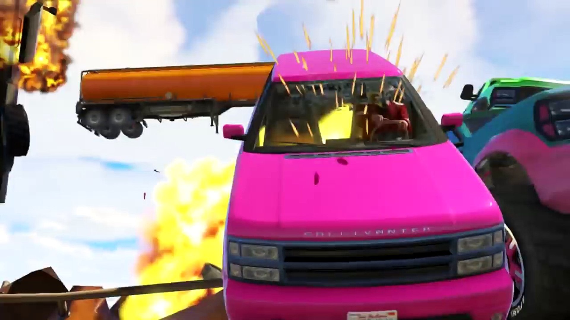GTA 5 Funny Moments | Crazy Offroading | GTA 5 Stunts | GTA V Online