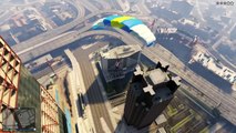 GTA 5 SKYDIVING Funny Moments | GTA V Online Skydiving Epic Fails | GTA Funny Montage