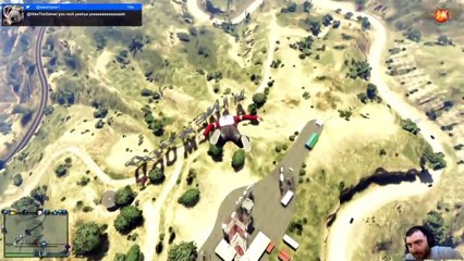 GTA Insane Challenges | SKYDIVING INTO THE VINEWOOD SIGN | GTA V Crazy Stunts, Challenges & Fails