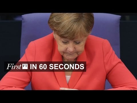 Merkel fights revolt, renminbi warning | FirstFT