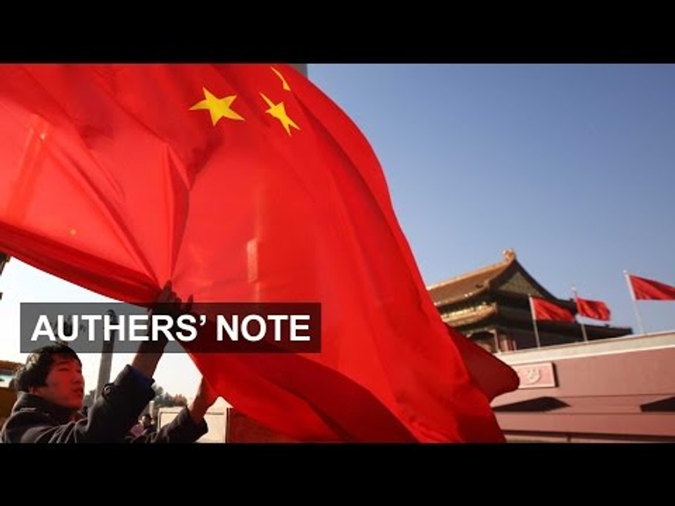 China's charm offensive | Authers' Note