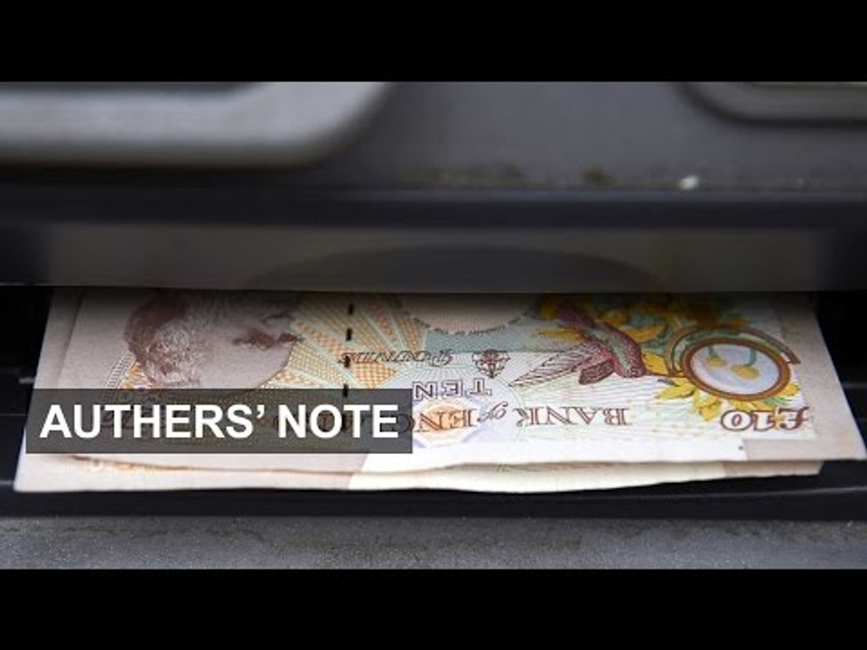 Sterling for a fight | Authers' Note