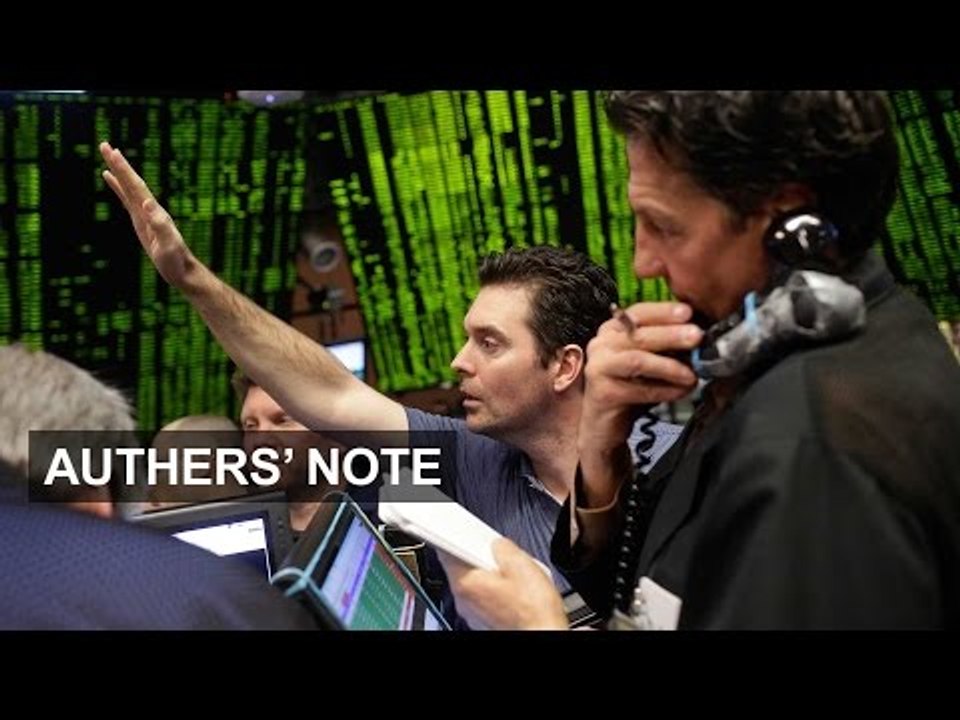 All's not well | Authers' Note