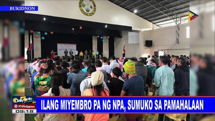 Ilang miyembro pa ng NPA, sumuko sa pamahalaan