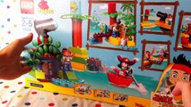 LEGO duplo Pirate Jake and Neverland Pirates with Captain Hook and Pirate Ship Bucky Toy with Cannon