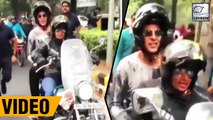 Akshay Kumar Goes On A Bike Ride With A Female Fan | Padman