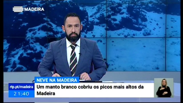 Queda de Neve nos picos mais altos da Madeira