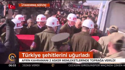 Türkiye şehitlerini uğurladı