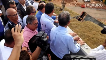 Flash News - Rui Costa visita viaduto de Lauro de Freitas