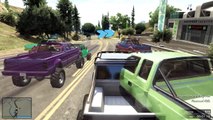 GTA 5 Funny Moments | Bumpy Truck Race | GTA V Online | Grand Theft Auto San Andreas