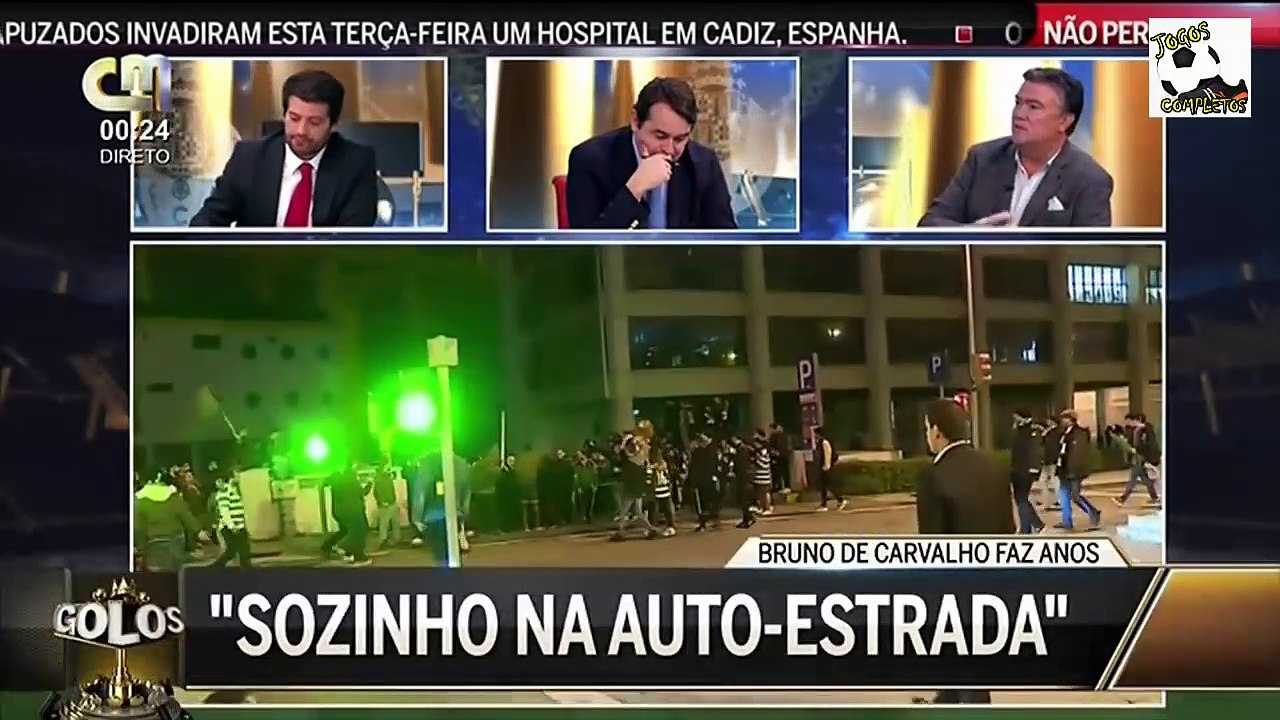 Bruno de Carvalho comparado a Rita Pereira e alvo de chacota depois de post onde diz ter “a alma desfeita” e se queixa de estar “sozinho na auto-estrada”, comentadores mostram-se preocupados com a possibilidade do presidente do Sporting escrever posts enq