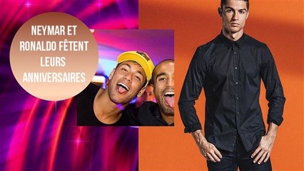 Cristiano Ronaldo et Neymar fêtent leurs anniversaires