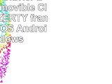 iPad Air 2 Clavier Bluetooth Amovible Clavier en AZERTY français pour iOS Android Windows