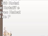 Coque iPad Pro 105 2017  Fintie 360 Rotation Housse Rotatif étui Coque avec RabatStand