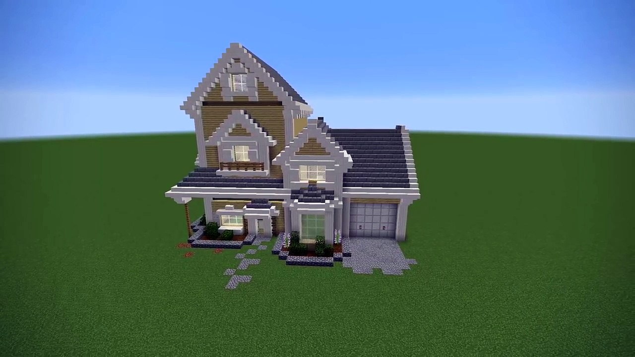 Minecraft - Suburban House Tutorial (Minecraft House)