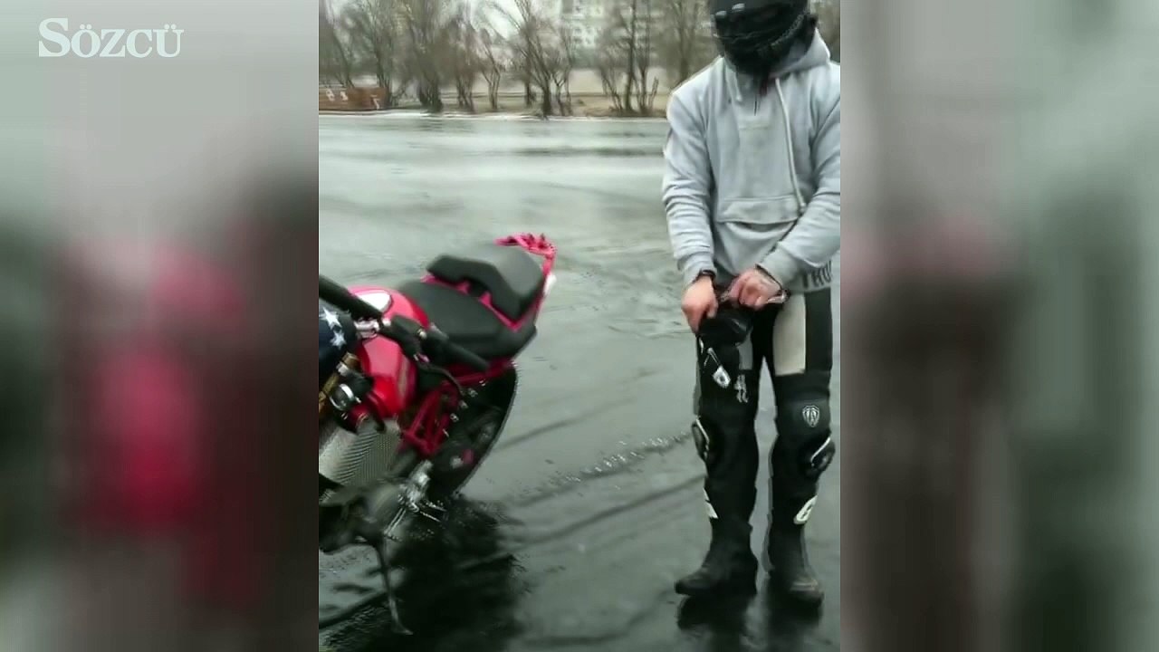 Rusya'da Çılgın Motorcu