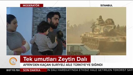 Yaşadıklarını 24 TV'ye anlattı