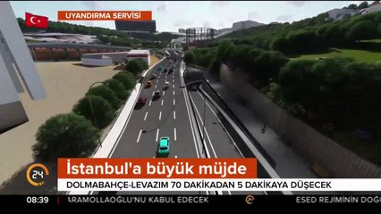 Dolmabahçe-Levazım Tüneli'nde çalışmalar başladı