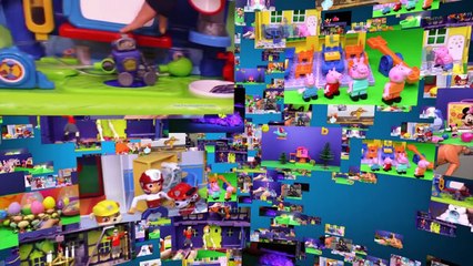 ASSISTANT SURPRISE Tent Paw Patrol + PJ Masks with Wiggles Toys Video