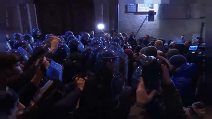 Manifestação neofascista em Itália