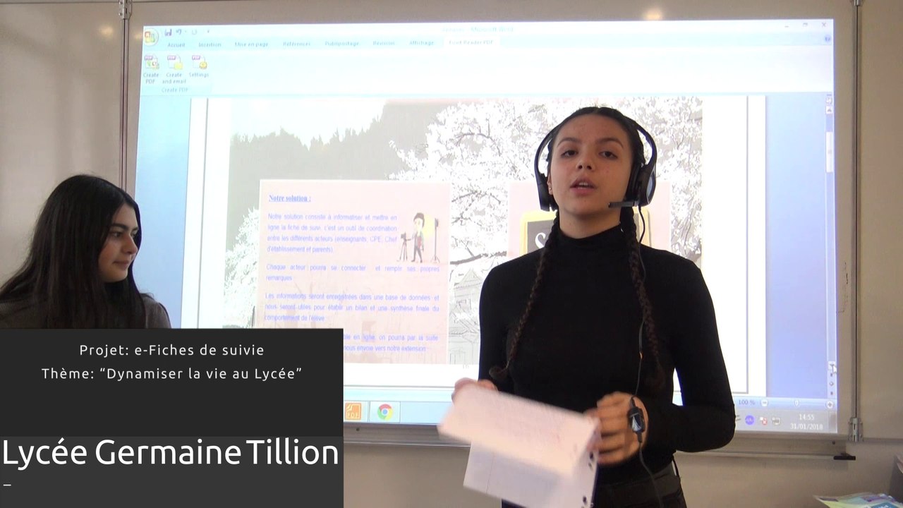 GERMAINE TILLION - E-FICHE DE SUIVI