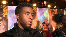 Chadwick Boseman on his 'tight' Black Panther suit
