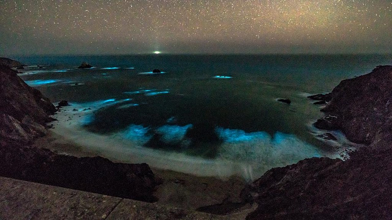 Lichtermeer vor Kalifornien