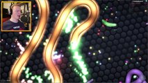 THE MEGA SLITHER.IO SNAKE!! (Slither io Gameplay)