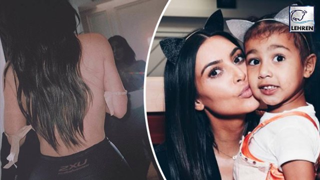 Kim Kardashian Slammed For Making North West Take Her Topless Pic
