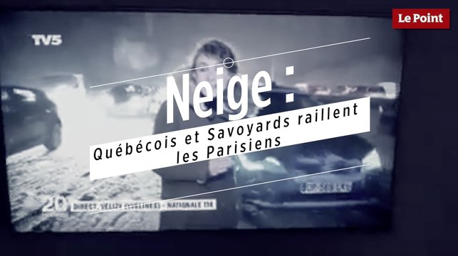 Neige : Québécois et Savoyards raillent les Parisiens