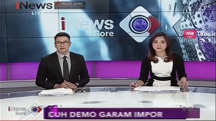 Demo Mahasiswa Tolak Garam Impor Ricuh