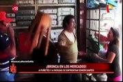 Ate Vitarte: vendedoras ambulantes se agarran a golpes por espacio en el mercado