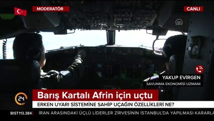 Barış Kartalı Afrin için uçtu