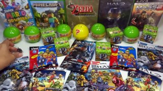 Opening Blind Bags / Boxes: GAMER EDITION! Minecraft, Zelda, Halo, Mario & Mass Effect!