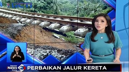 Perbaikan Jalur Rel KA Sukabumi-Bogor