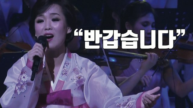 [자막뉴스] 반갑습니다♬ 북한 예술단 공연 현장 / YTN