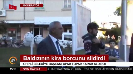 Baldızının belediye kirasını sildiren CHP'li belediye başkanı