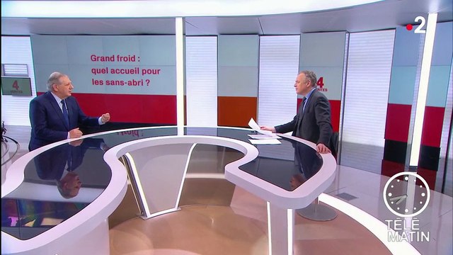 Les 4 Vérités : Le gouvernement est mobilisé pour les sans-abris , dit Jacques Mézard, ministre de la Cohésion des Territoires
