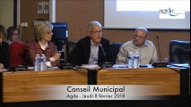 AGDE - Conseil Municipal du 8 février 2018