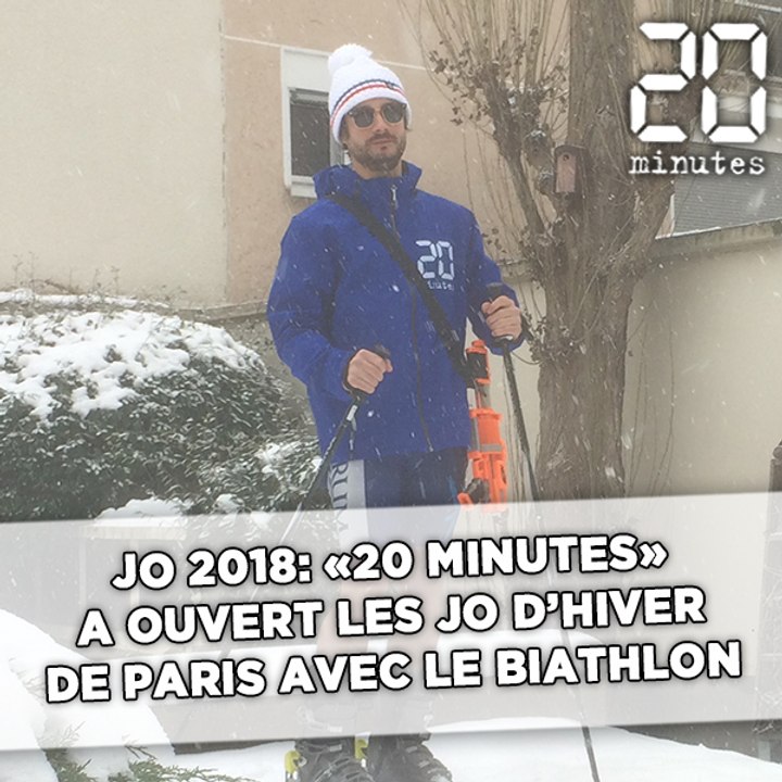 JO 2018: «20Minutes» a ouvert les JO d’hiver de Paris avec le biathlon