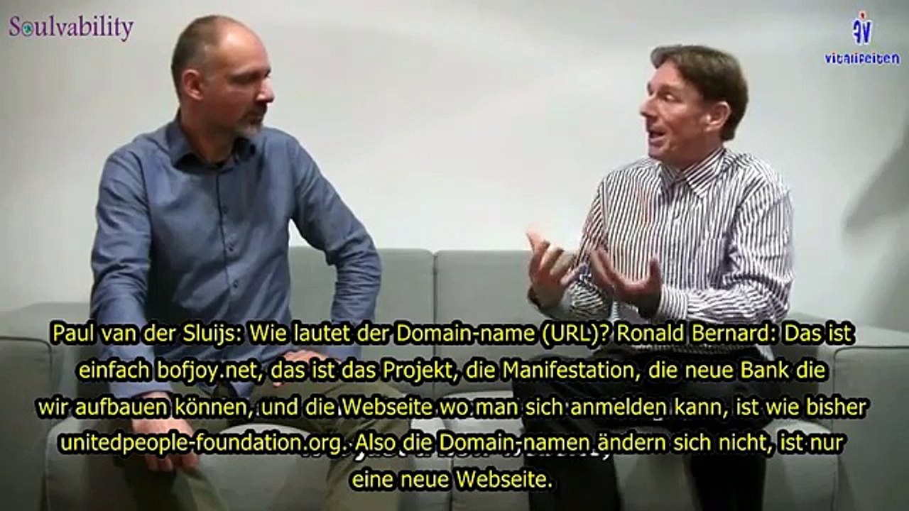 Interview mit Ronald Bernard über sein Leben und die Weltmanifestationen - Deutsche Untertitel