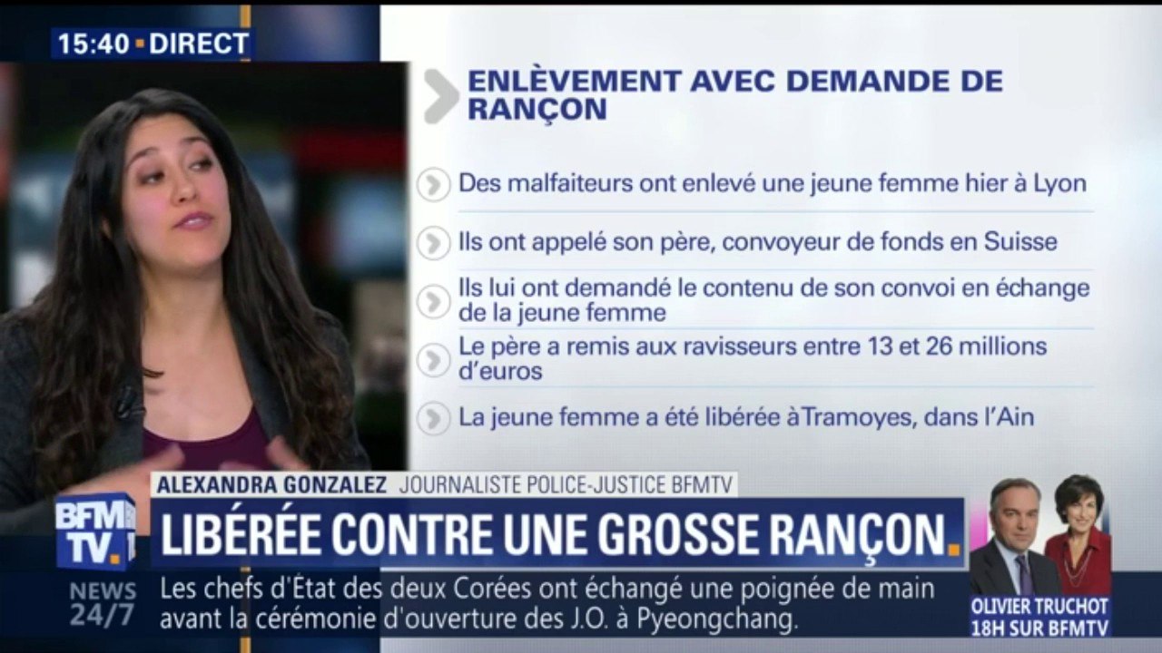 Ce que l'on sait sur la fille d'un convoyeur de fonds enlevée puis libérée contre une grosse rançon