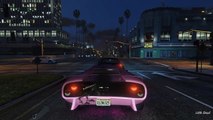 【PS4でGTA5実況！】　スーパーカーでシネマモード&FPS視点で少しドライブ！（一人称・主観モード）