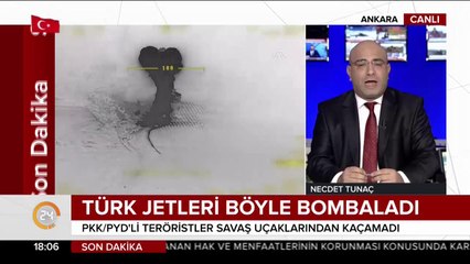 Türk jetleri böyle bombaladı