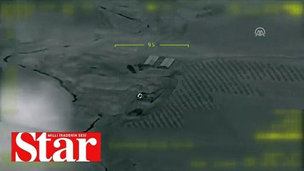 Afrin�deki terör yuvaları böyle vuruldu