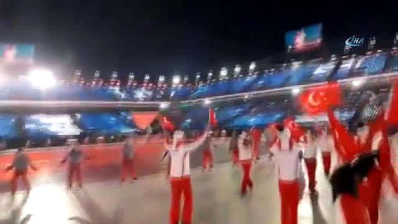 Bakan Osman Aşkın Bak, Güney Kore'de Kış Olimpiyat Oyunları Açılış Törenine Katıldı