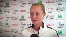 Fed Cup #FRABEL : les interviews d'après tirage au sort