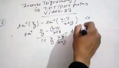 Inverse trigonometry function video 23