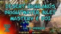 Guild Wars 2 Desert Highlands Brightwater Inlet Mastery & POI