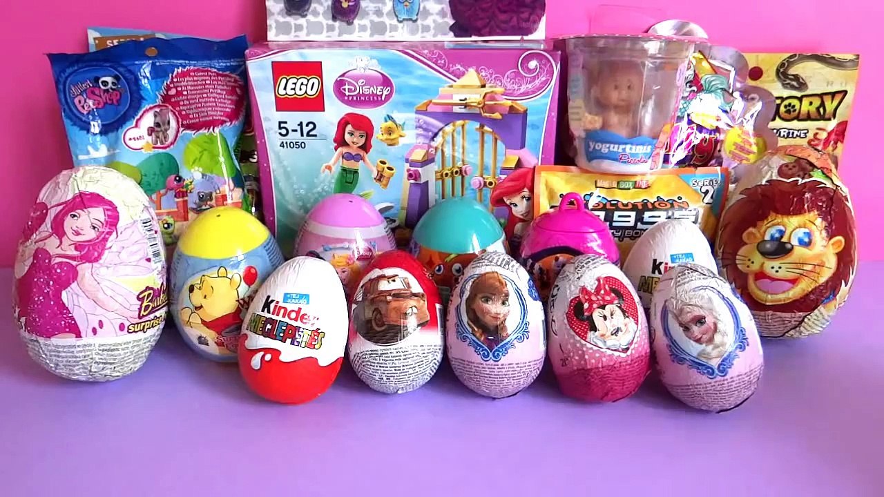 20 Surprise Eggs & Toys Unboxing